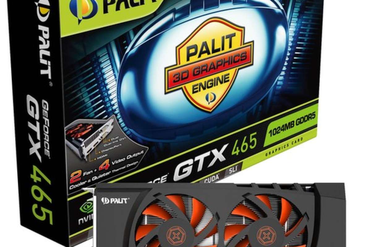 Palit представляет GeForce® GTX 465 Dual Fan с четырьмя видеовыходами