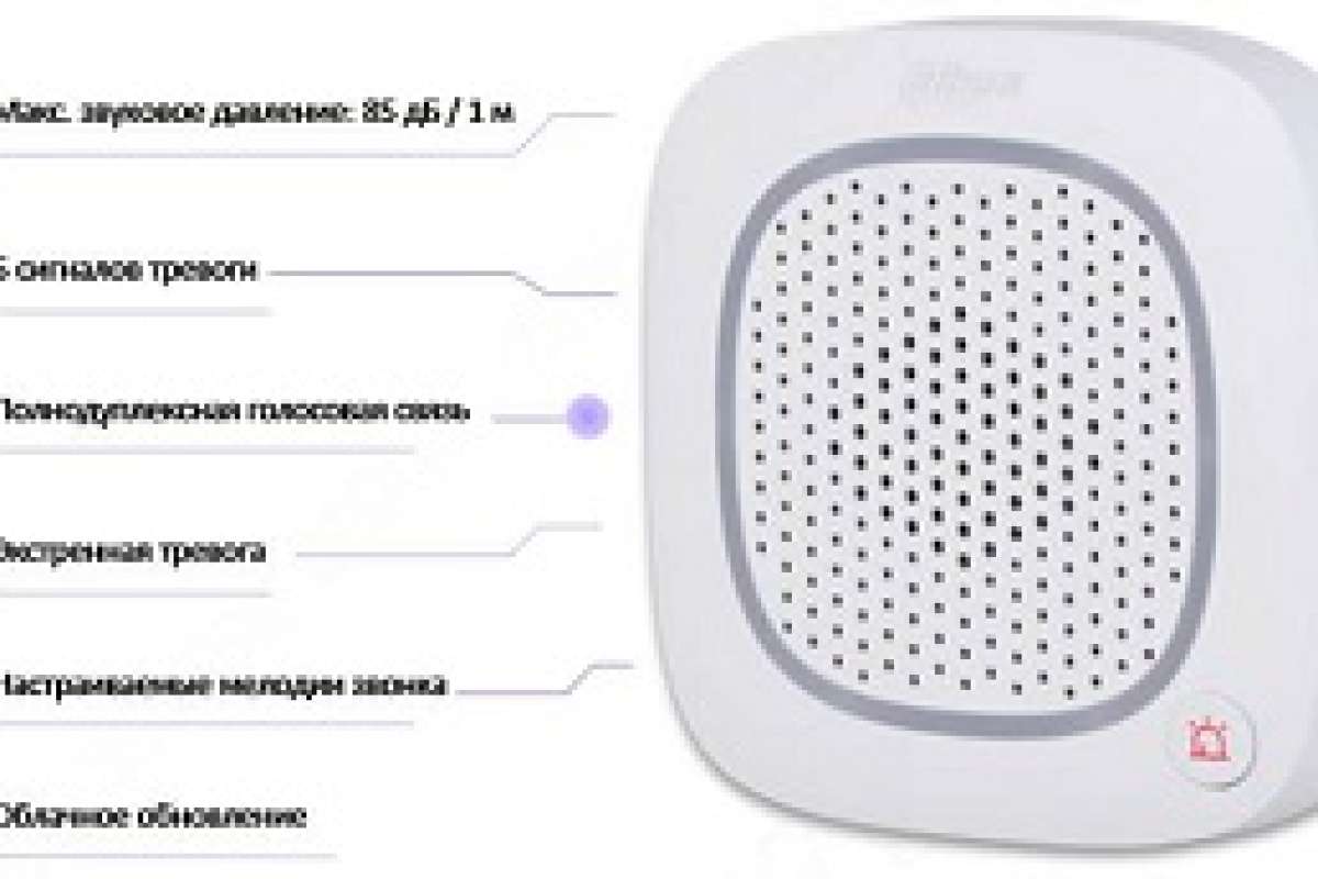 Новая беспроводная переговорная сирена Dahua DHI-ARA16-W2