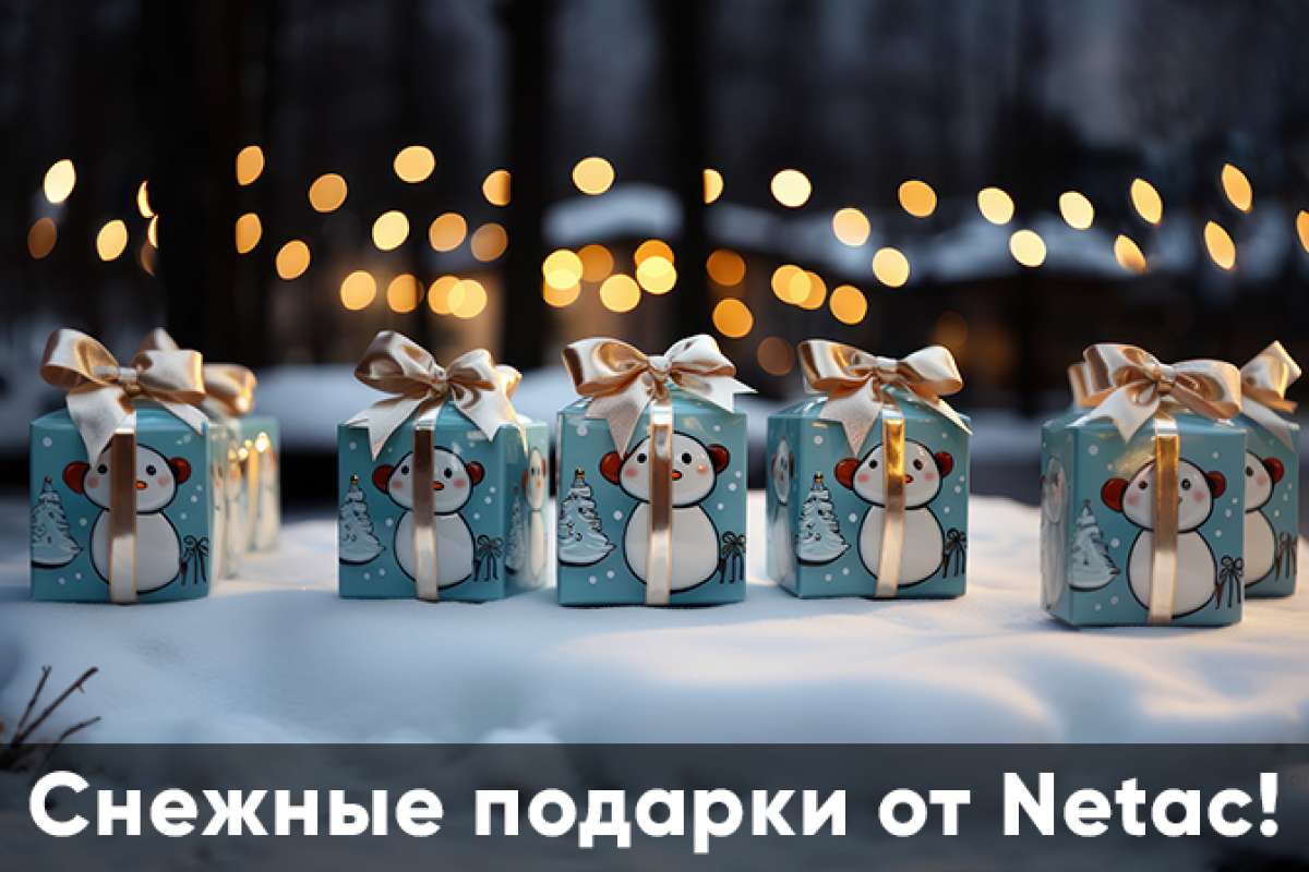Снежные подарки от Netac!