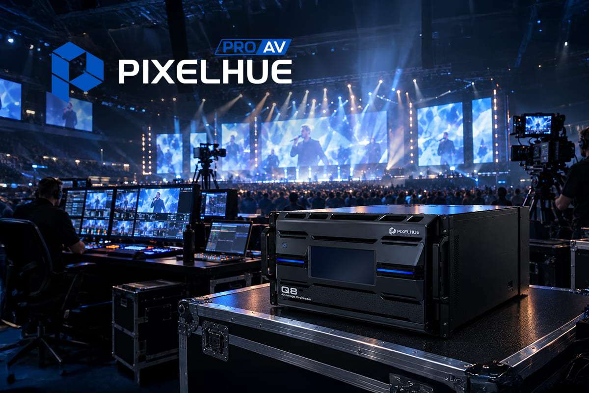 PIXELHUE Q8 — креативный центр управления на большой площадке